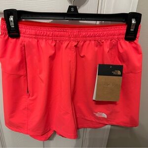 The North Face Pink Athletic Shorts Lightweight Elastic Waist